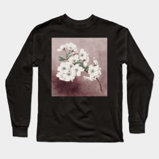 A branch of cherry blossoms flowers - Nature Inspired Long Sleeve T-Shirt